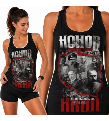 Damski tank-top HONOR WE KRWI